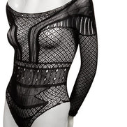 Scandal Plus Size Off the Shoulder Body Suit