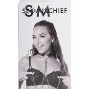 Sex and Mischief Amor Collar with Nipple Clamps