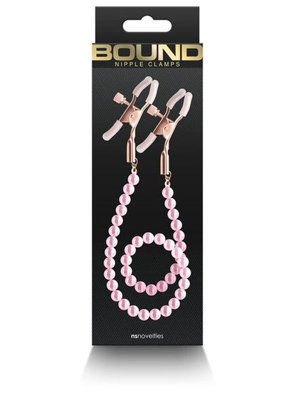 Bound Nipple Clamps - Pink