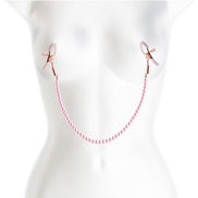 Bound Nipple Clamps - Pink
