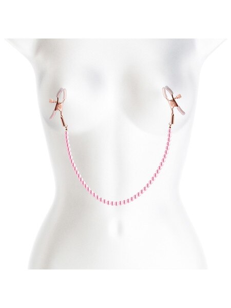 Bound Nipple Clamps - Pink