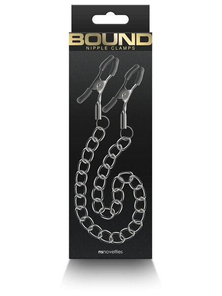 Bound Nipple Clamps Gunmetal