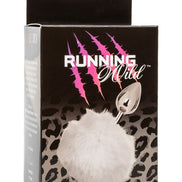 Running Wild White Bunny butt plug