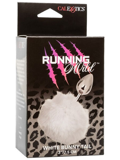 Running Wild White Bunny butt plug