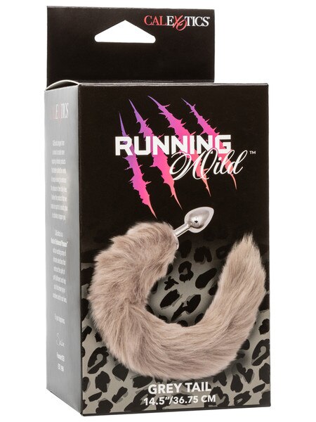 Running Wild Grey Tail Butt plug