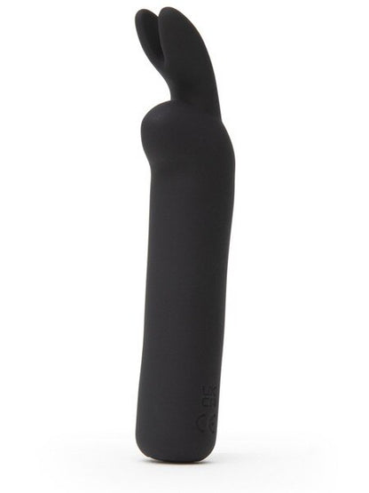 Happy Rabbit Rechargeable Rabbit Ears Bullet Vibrator Black