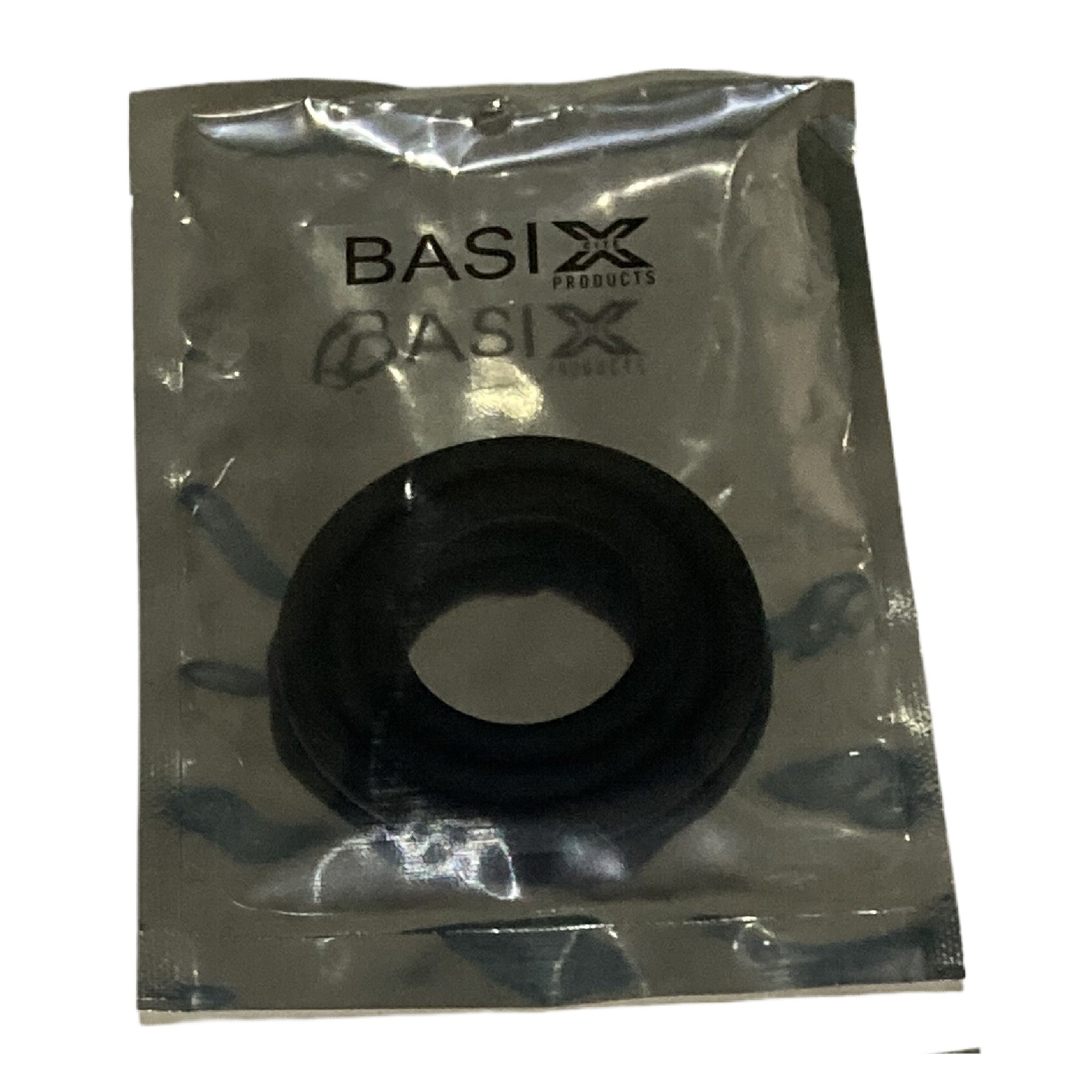 Basix 3pc Silicone Cock Ring - Black
