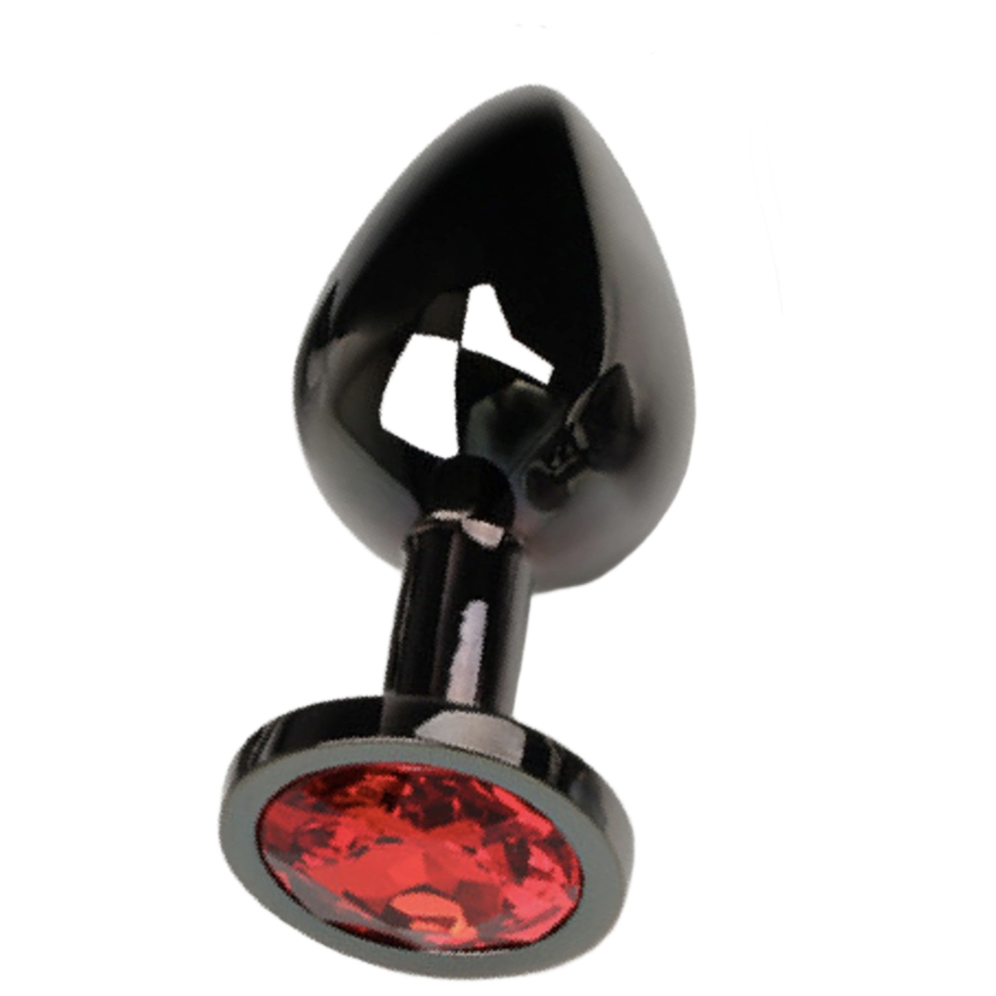 Gem - Gun Metal Alloy Butt Plug - Medium