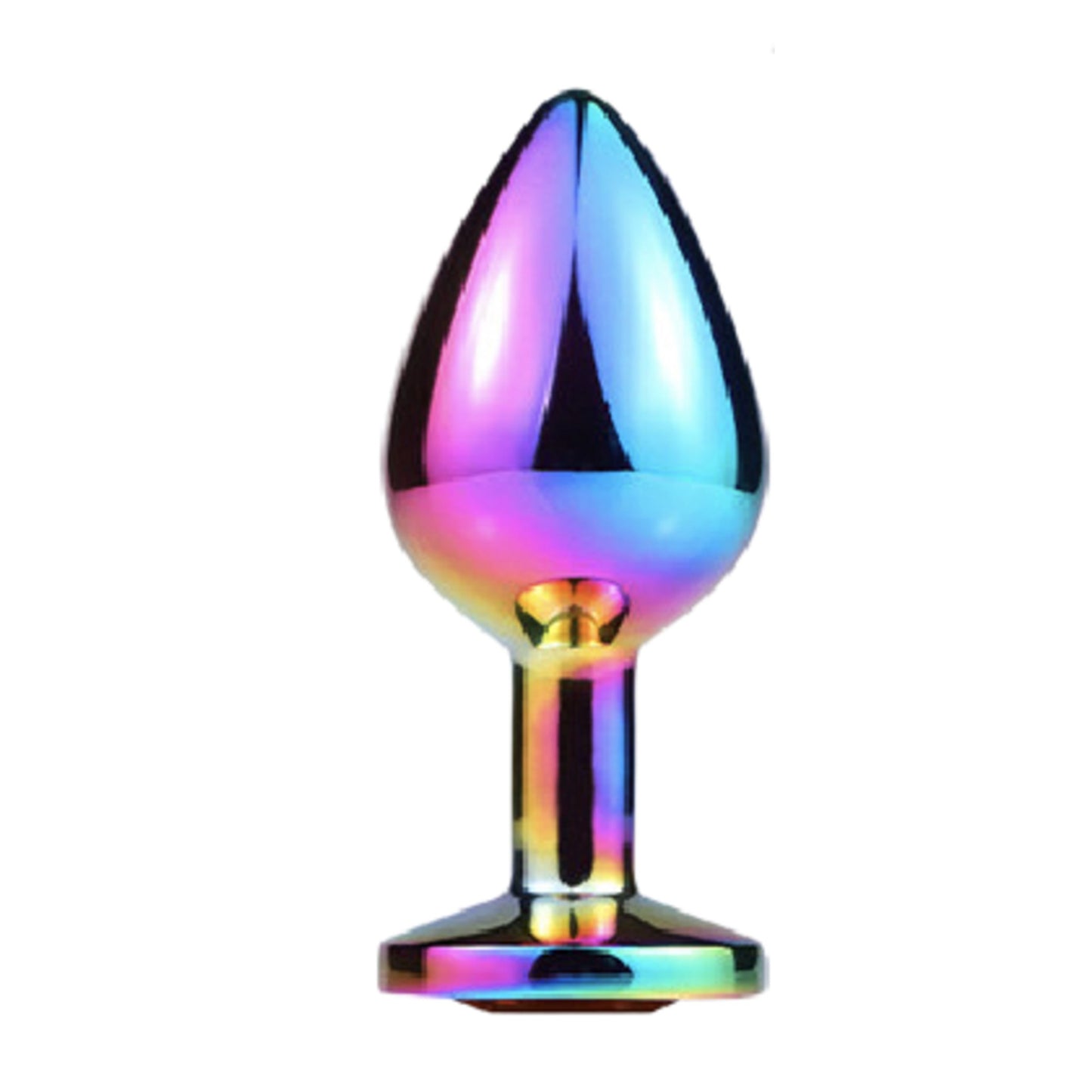 Gem - Rainbow Butt Plug - Medium