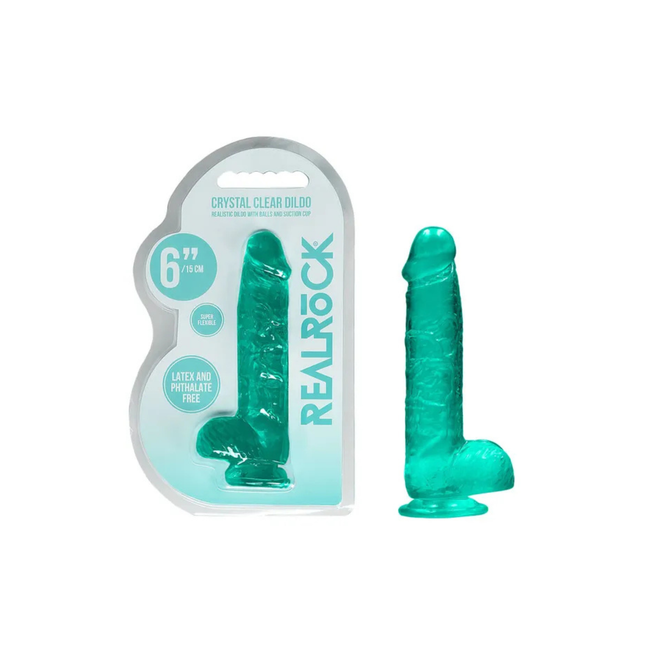 REALROCK Realistic Dildo With Balls 6"