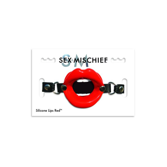 Sex And Mischief Silicone Lips Red