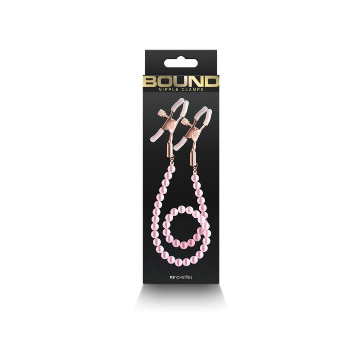Bound Nipple Clamps - Pink