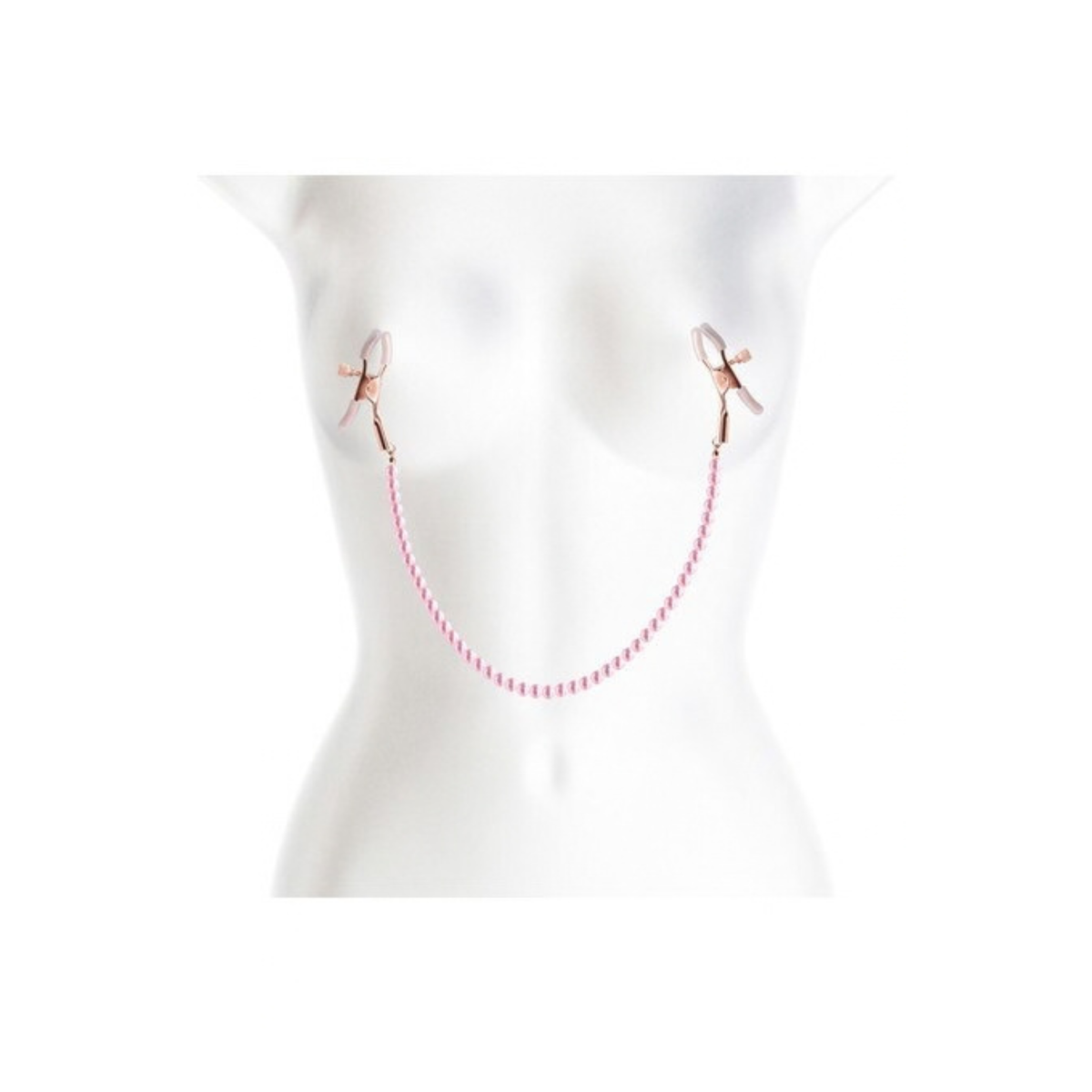 Bound Nipple Clamps - Pink