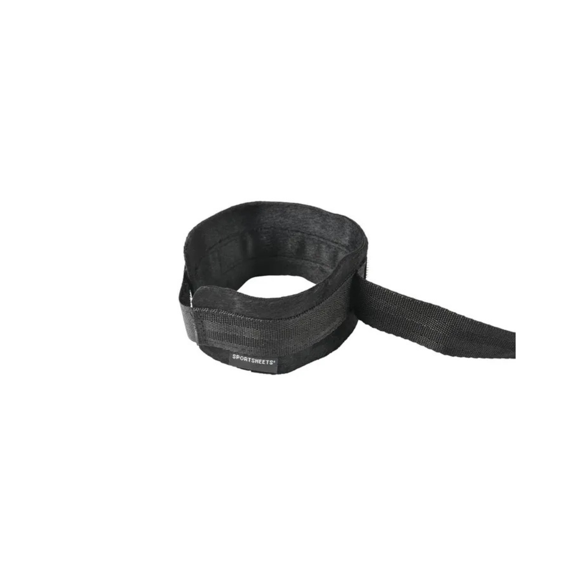 SPORTSHEETS Velvet Noir Adjustable Hog Tie & Cuff Set