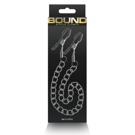 Bound Nipple Clamps Gunmetal