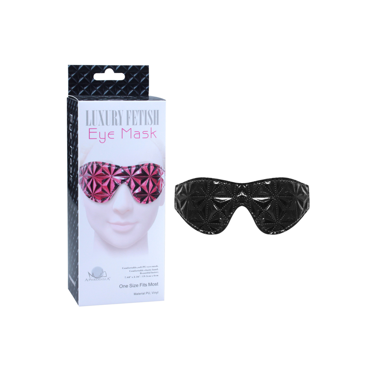 Luxury Fetish Eye Mask- Black