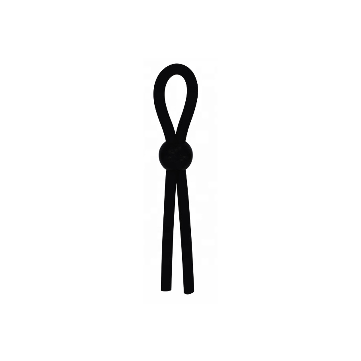 Lassy Silicone Cock Ring - Black