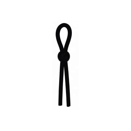 Lassy Silicone Cock Ring - Black