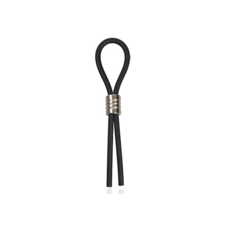 Lassy Silicone Cock Ring - Metal Bead