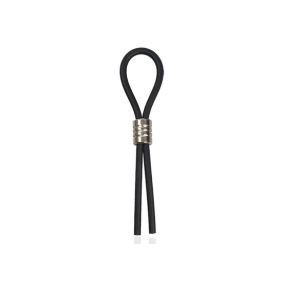 Lassy Silicone Cock Ring - Metal Bead