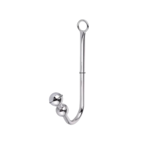 Stainless Steel Anal Hook - 2 Ball - 30mm