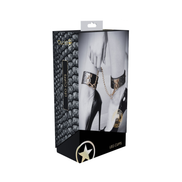 OUCH! Florence Collection - Black Leg Cuffs