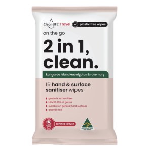 CleanLIFE 2 in 1 Clean Wipes