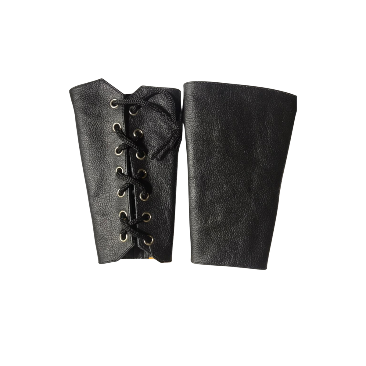 Leather Bondage Wrist Gauntlets