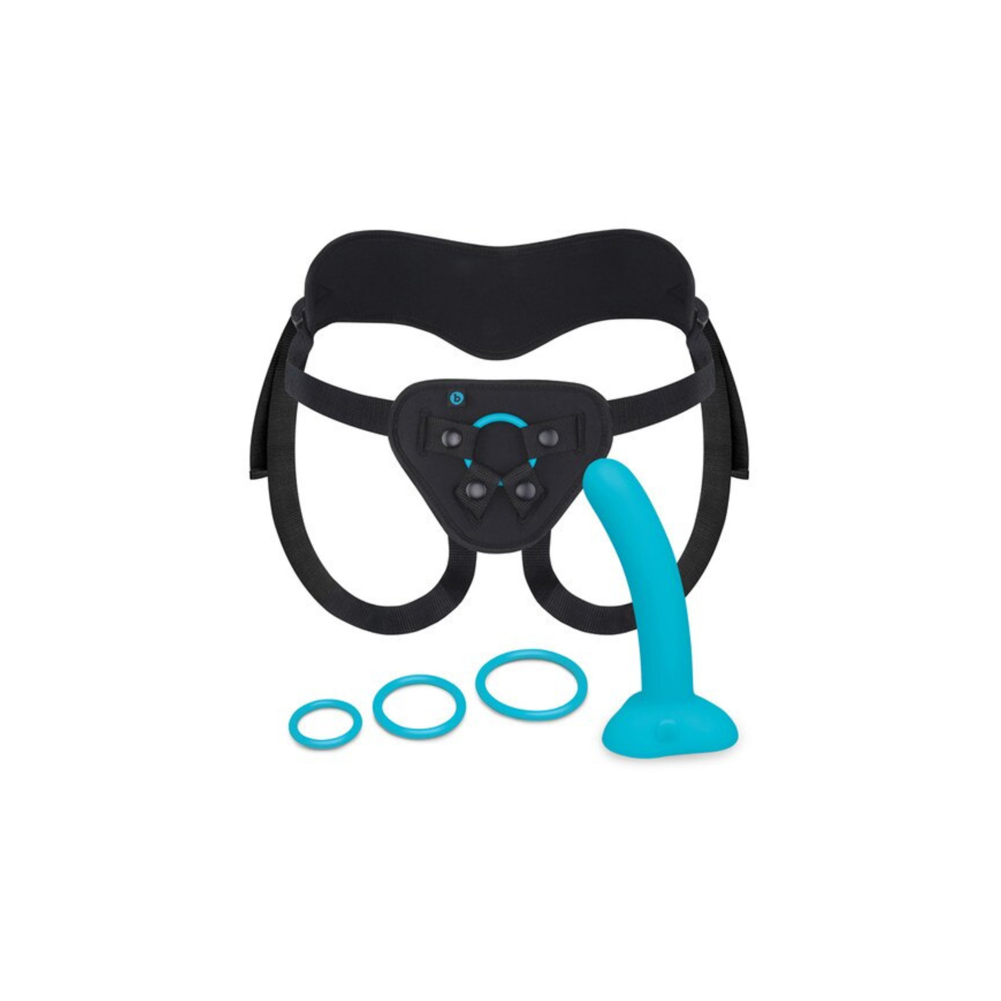 Every Body Strap-On Harness Set with 6in. Silicone Dildo
