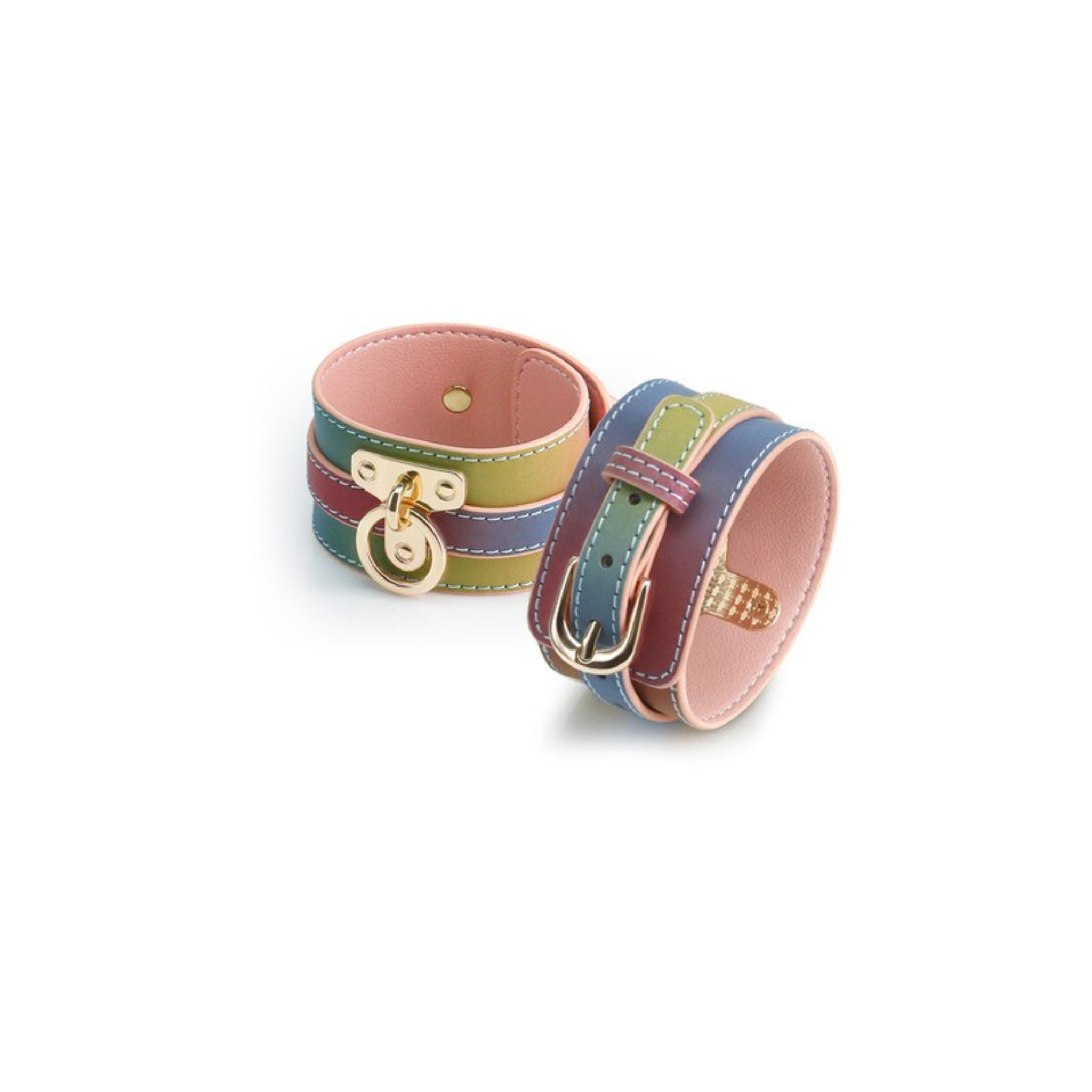 Spectra Bondage Wrist Cuff Rainbow