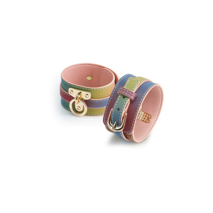 Spectra Bondage Wrist Cuff Rainbow