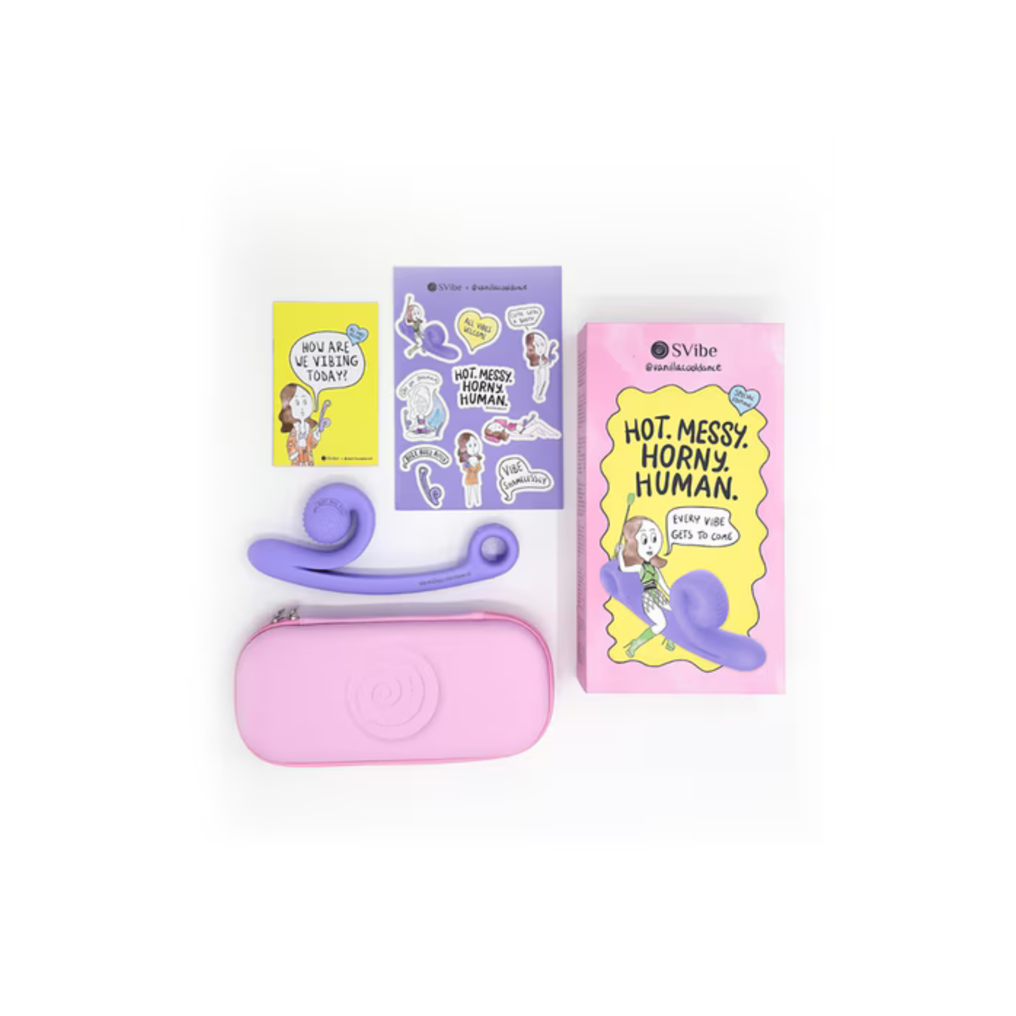 SVibe Snail Vibe Curve Vibrator Cool Lavender Limited Edition