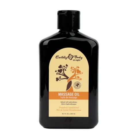 EB Aphrodisiac Massage Oil GRAPEFRUIT SANDALWOOD - 60 ml - Aftercare Co.