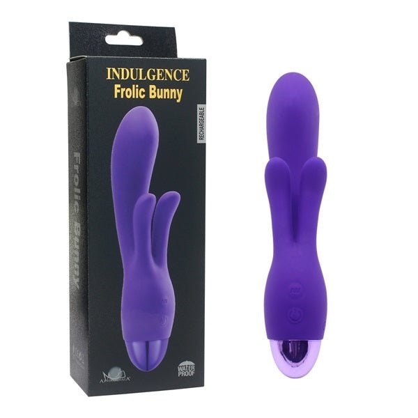 Indulgence Rechargeable Frolic Bunny Purple - Aftercare Co.