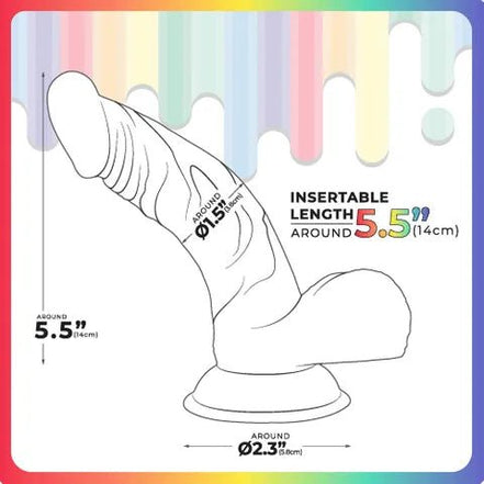 Jellido 14cm Curved Dildo - Aftercare Co.