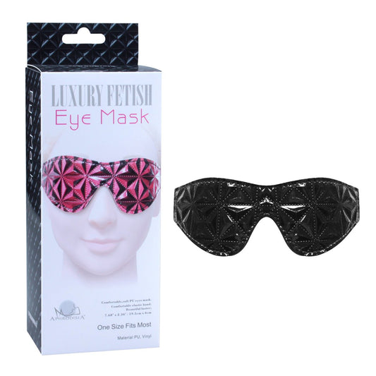 Luxury Fetish Eye Mask - Black - Aftercare Co.