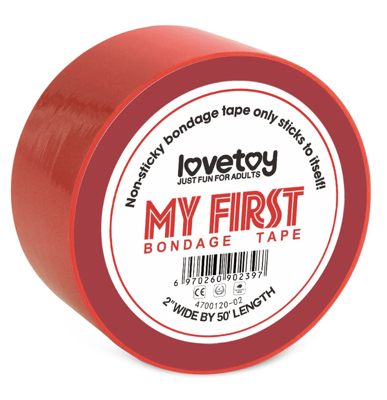 My First Bondage Tape - Red - Aftercare Co.