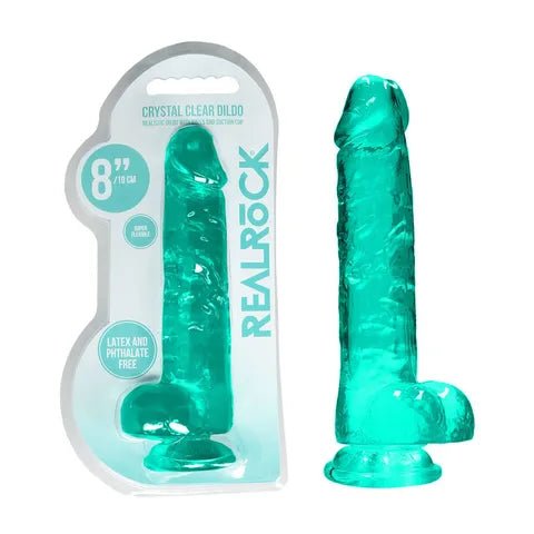 REALROCK 8'' Realistic Dildo With Balls - Aftercare Co.