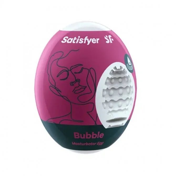 Satisfyer Masturbator Egg - Bubble - Aftercare Co.