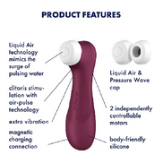 Satisfyer Pro 2 Generation 3 - Wine Red